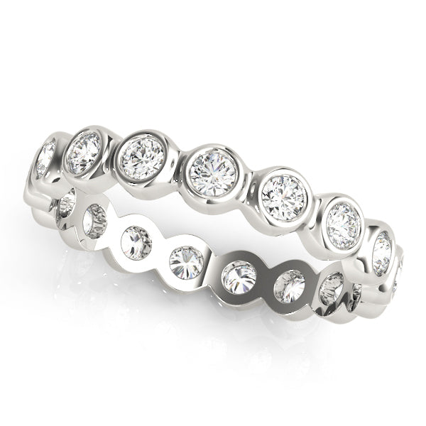 15-Stone Round Diamond Wedding Ring