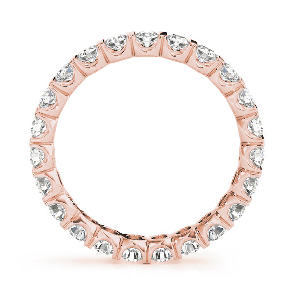 1 CT TW Rose Gold Diamond Wedding Band