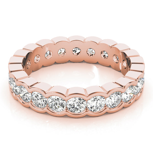 14K Rose Gold Diamond Wedding Ring
