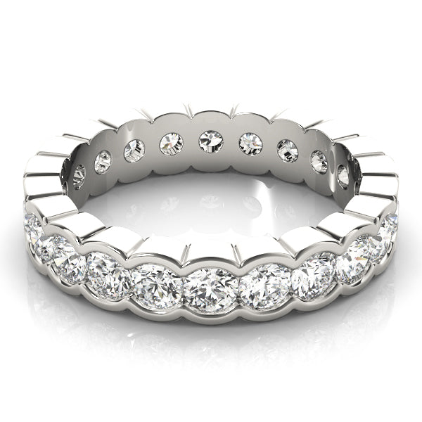 Platinum 7/8 ct Diamond Wedding Ring Band