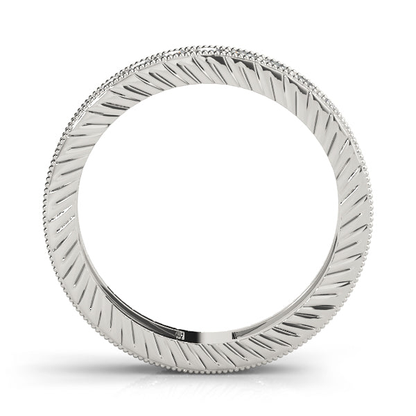Platinum White Diamond Wedding Ring