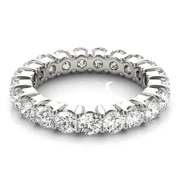 Platinum 3ctw Round Diamond Wedding Ring