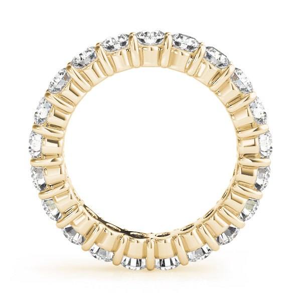 18K Yellow Gold 3 CT Diamond Wedding Ring