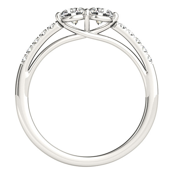 Platinum Multi-Diamond Fashion Statement Ring