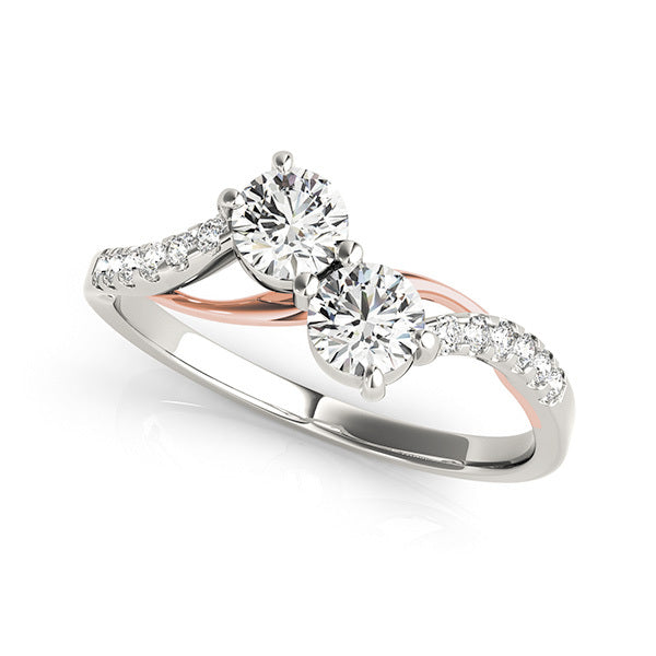 Multi-Diamond 14K Gold Fashion Statement Ring