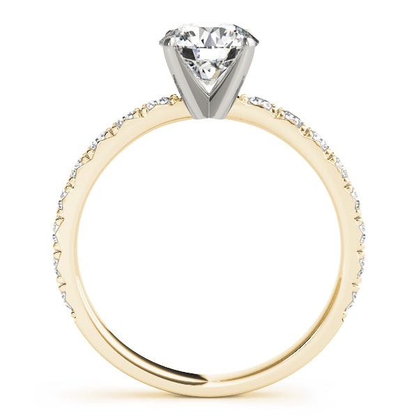 18K Yellow Gold 1.33ctw Round Diamond Engagement Ring