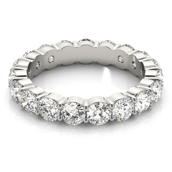 18K White Gold Diamond Wedding Ring