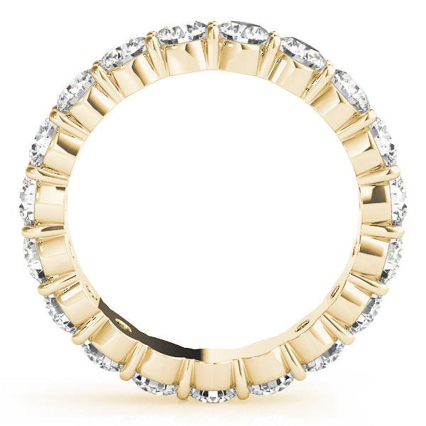 18K Yellow Gold Multi-Diamond Wedding Band