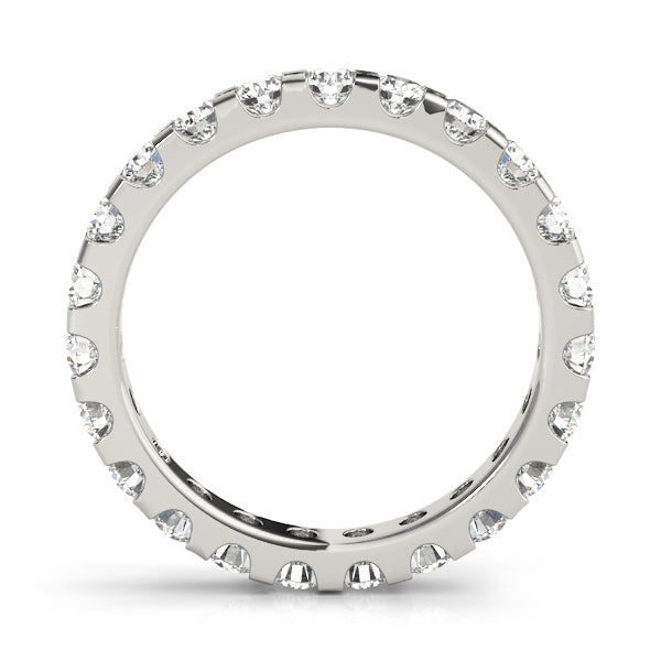 18K White Gold Multi-Diamond Wedding Ring