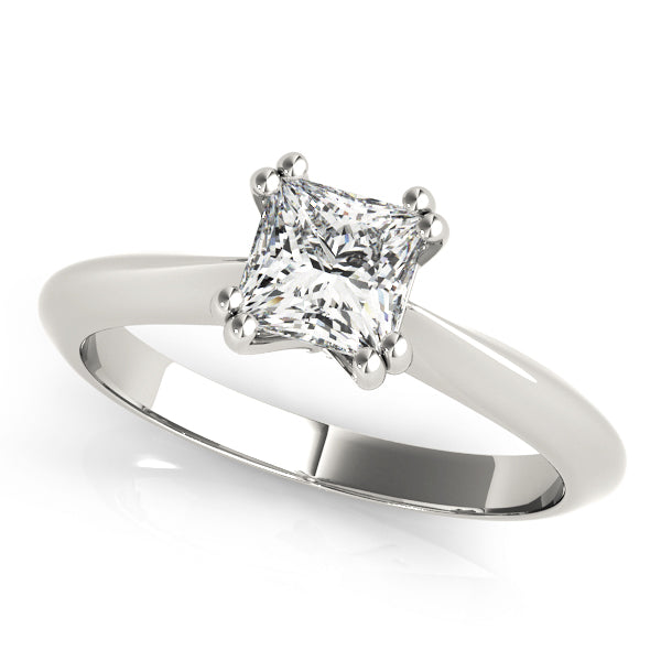 18K White Gold 0.6 CT Diamond Solitaire Ring