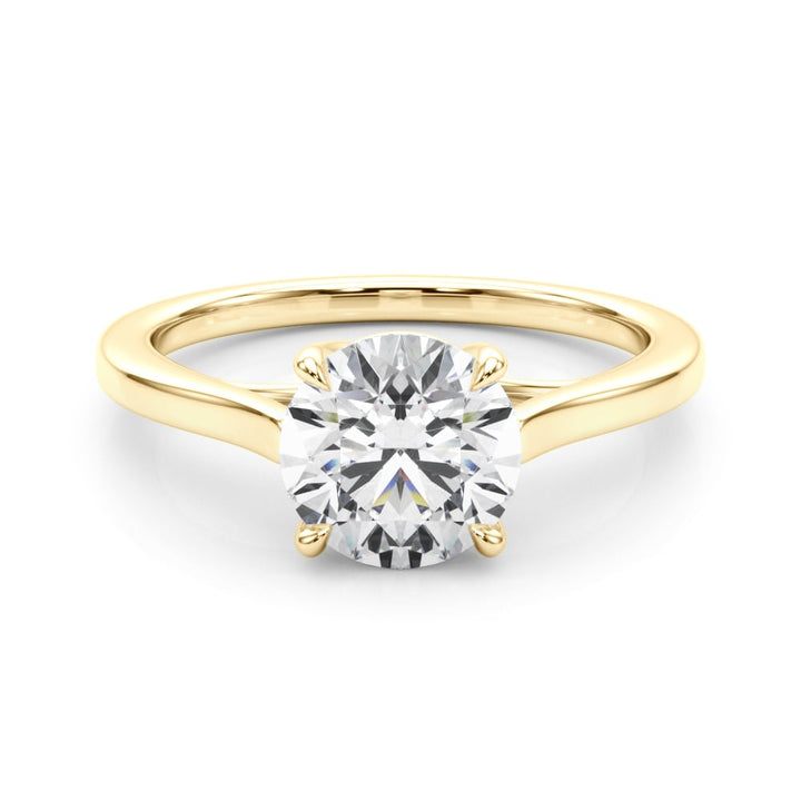 18K Yellow Gold 1 1/2 ct tw Solitaire Diamond Engagement Ring