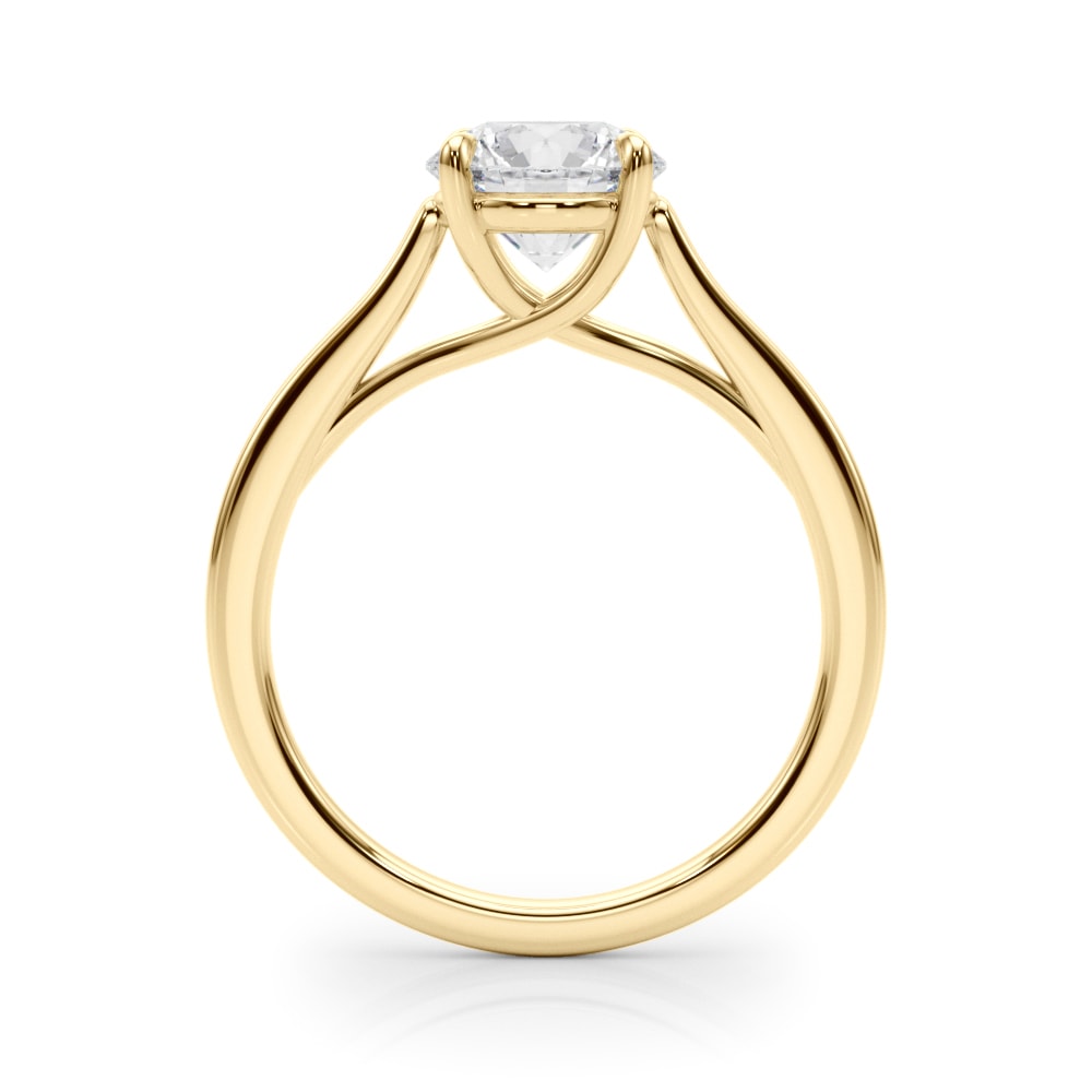 18K Yellow Gold 1 1/2 ct tw Solitaire Diamond Engagement Ring
