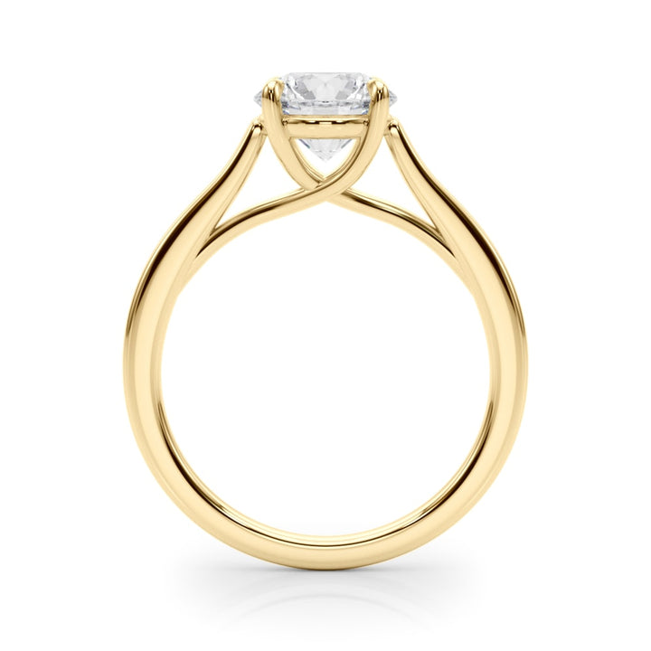 18K Yellow Gold 1 1/2 ct tw Solitaire Diamond Engagement Ring