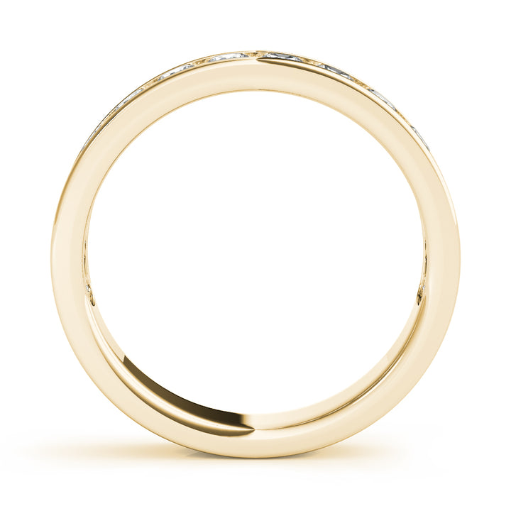 18K Yellow Gold Diamond Wedding Ring