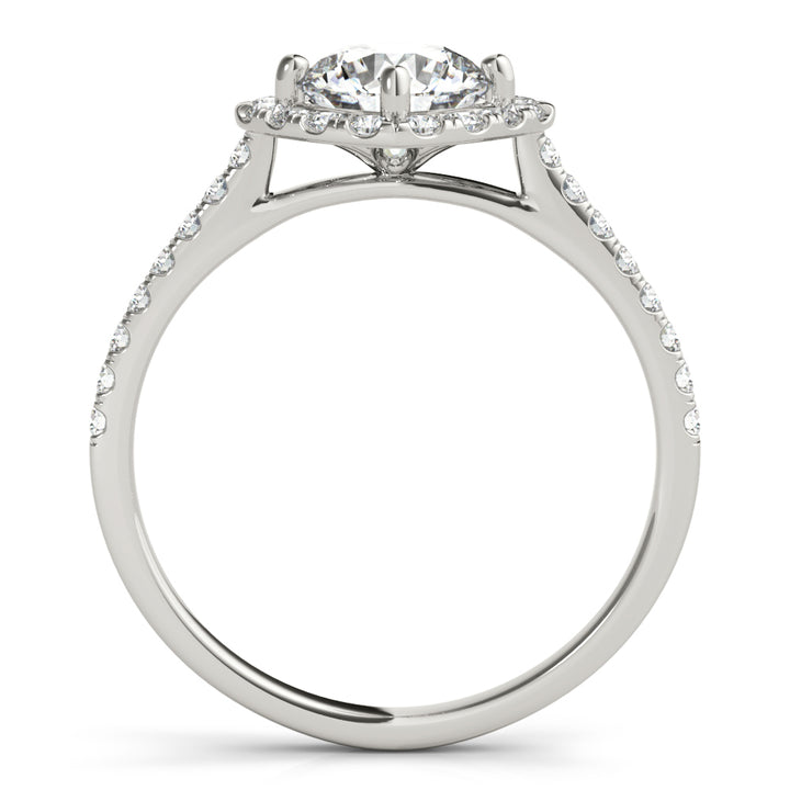 Halo Diamond Engagement Ring