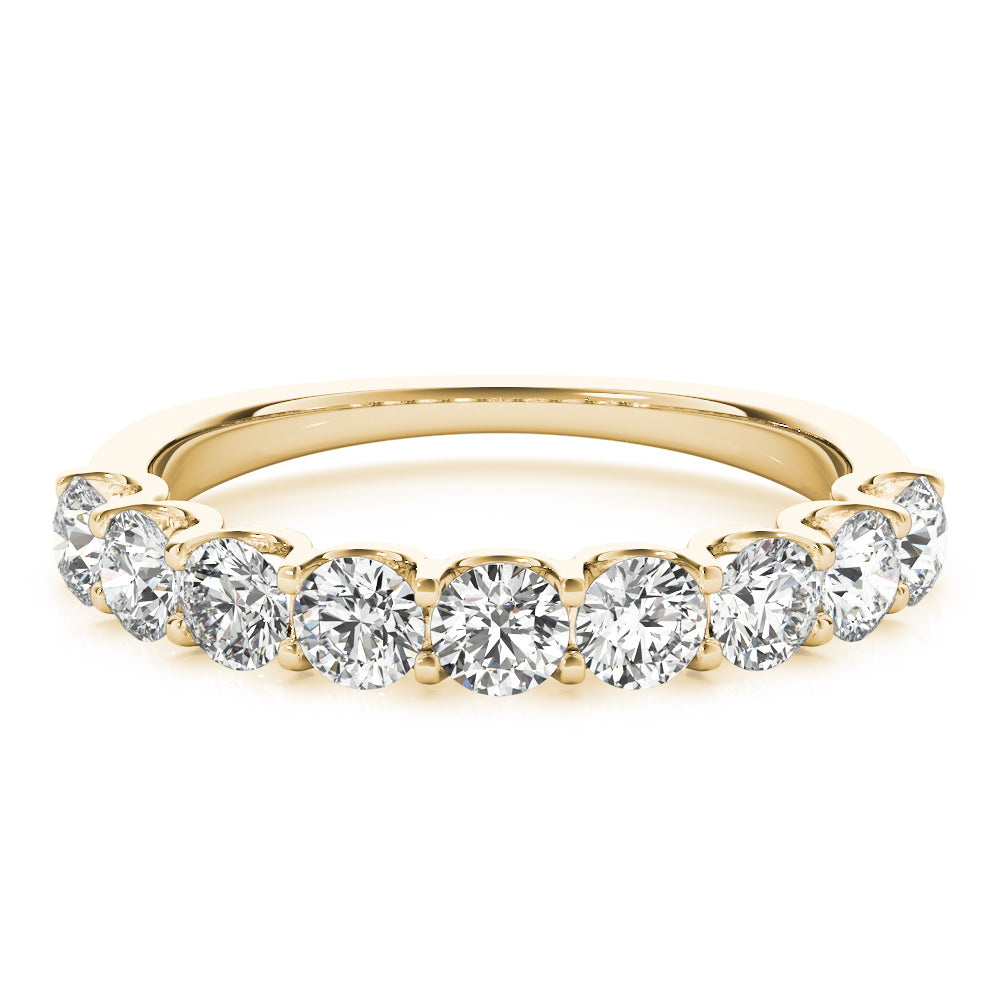 14K Yellow Gold 1 CT Diamond Wedding Band