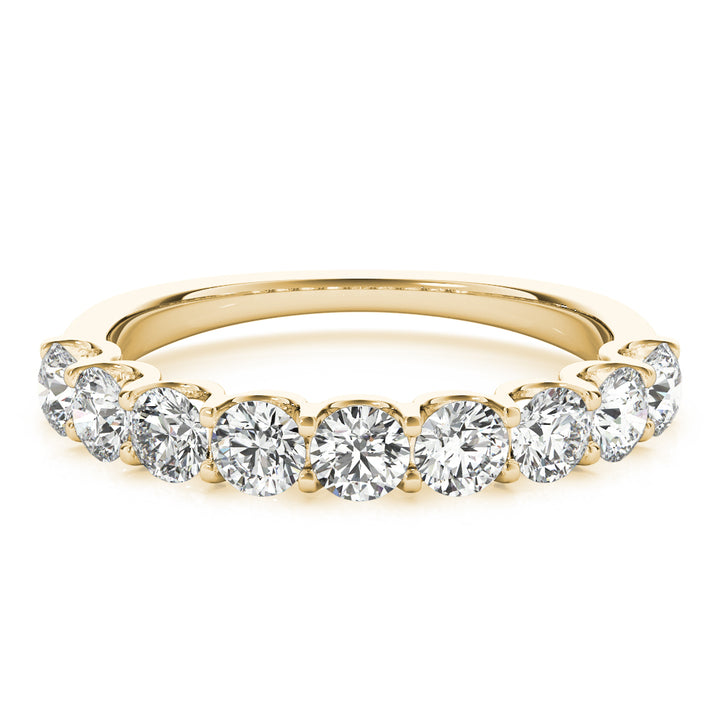 14K Yellow Gold 1 CT Diamond Wedding Band