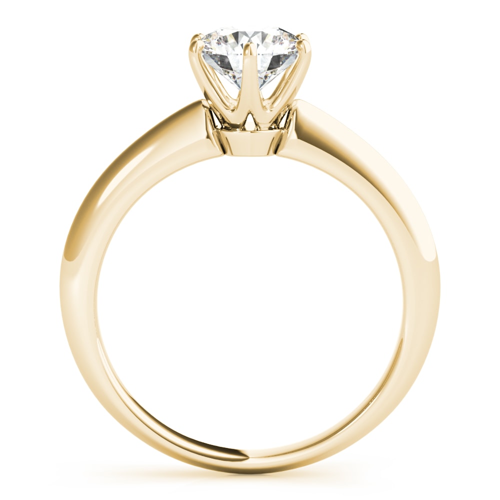 18K Yellow Gold 1 ct tw Solitaire Diamond Engagement Ring