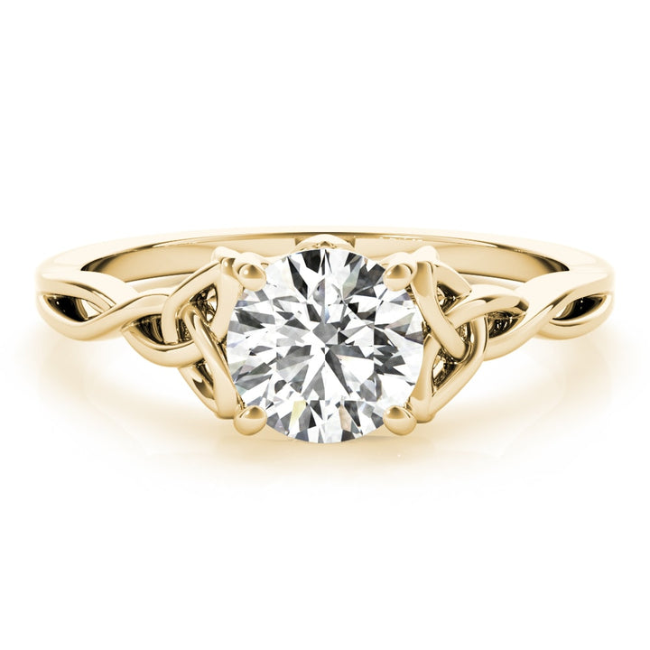 18K Yellow Gold 1/2 ct tw Solitaire Diamond Engagement Ring