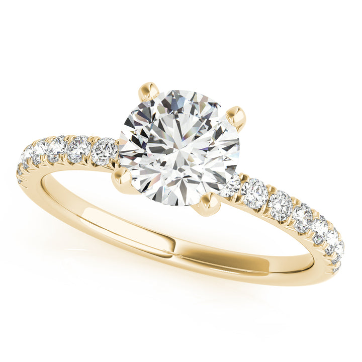 18K Yellow Gold 1.25ctw Round Diamond Ring