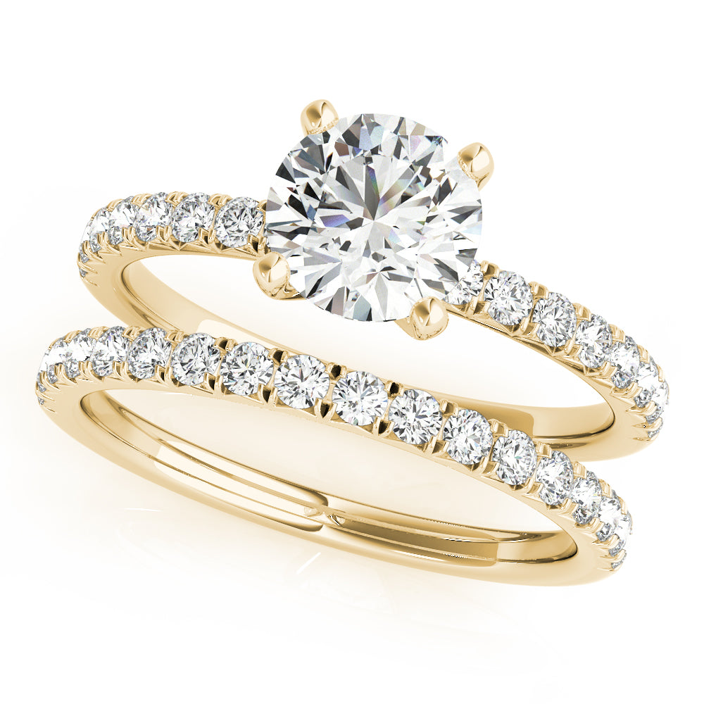 18K Yellow Gold 1.25ctw Round Diamond Ring