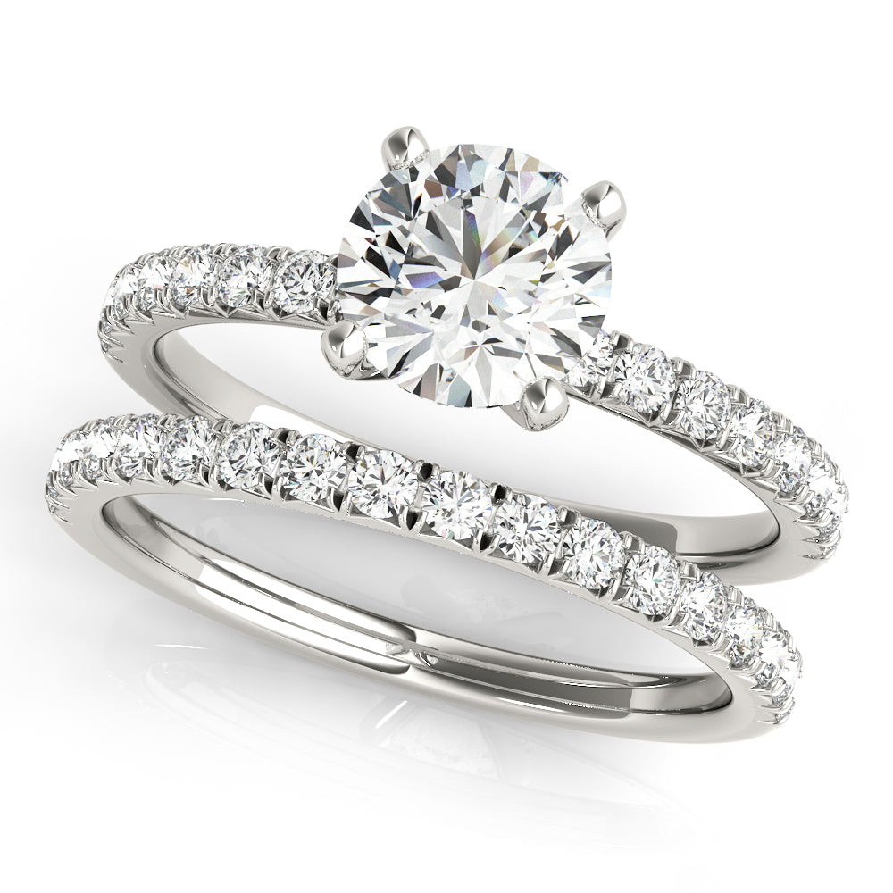 Platinum 1.25 ct Round Diamond Engagement Ring