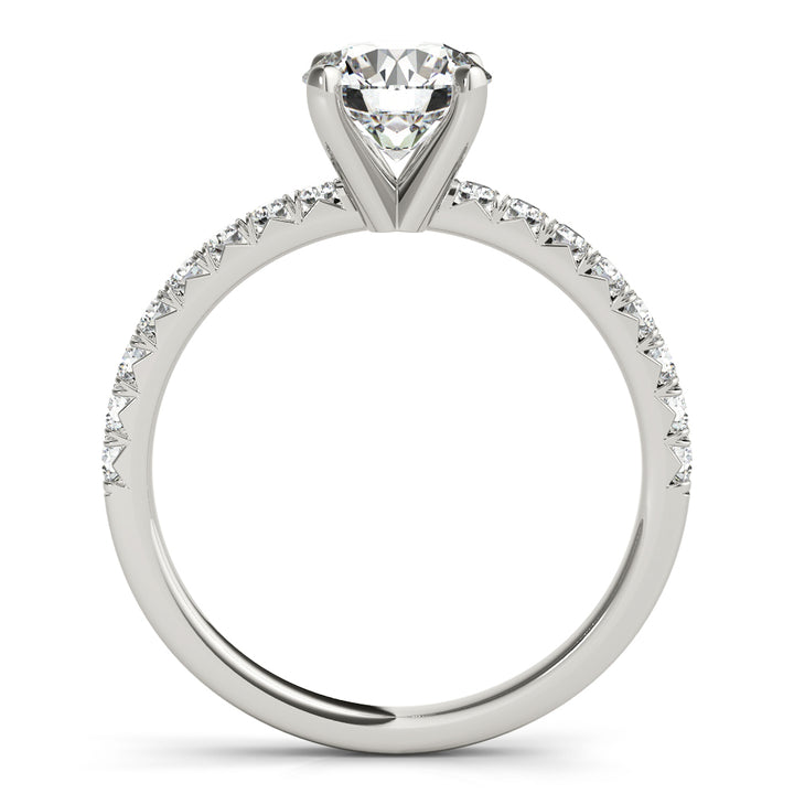 14K White Gold 1.125 ctw Diamond Engagement Ring