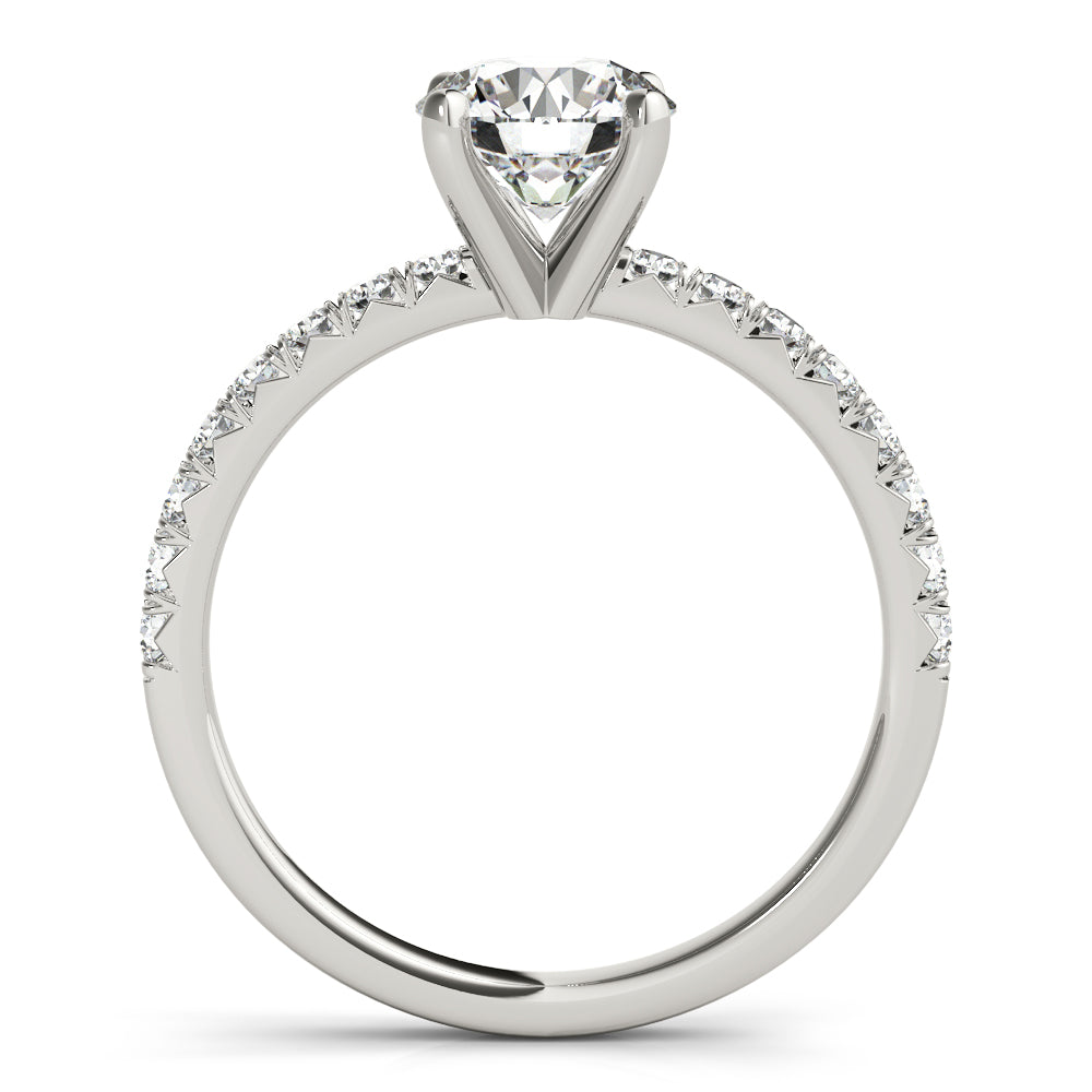 Platinum 1.25 ct Round Diamond Engagement Ring