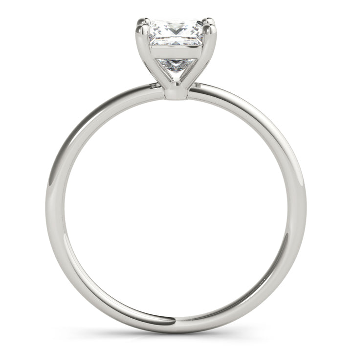 18K White Gold 0.6 CT Diamond Solitaire Ring