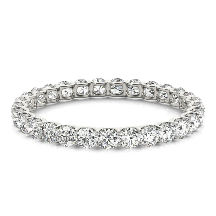 14K White Gold Diamond Wedding Ring