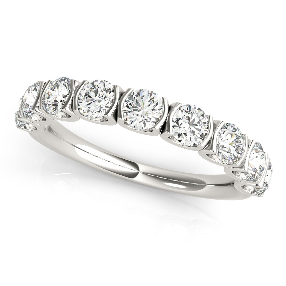 Platinum 0.75 CT Diamond Wedding Ring