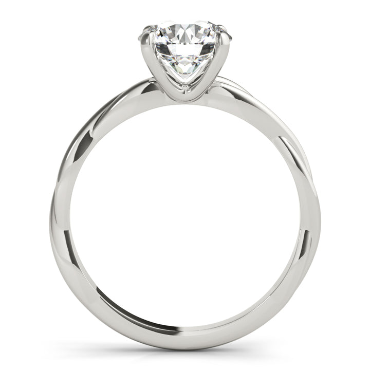 18K White Gold 1ct Diamond Solitaire Engagement Ring