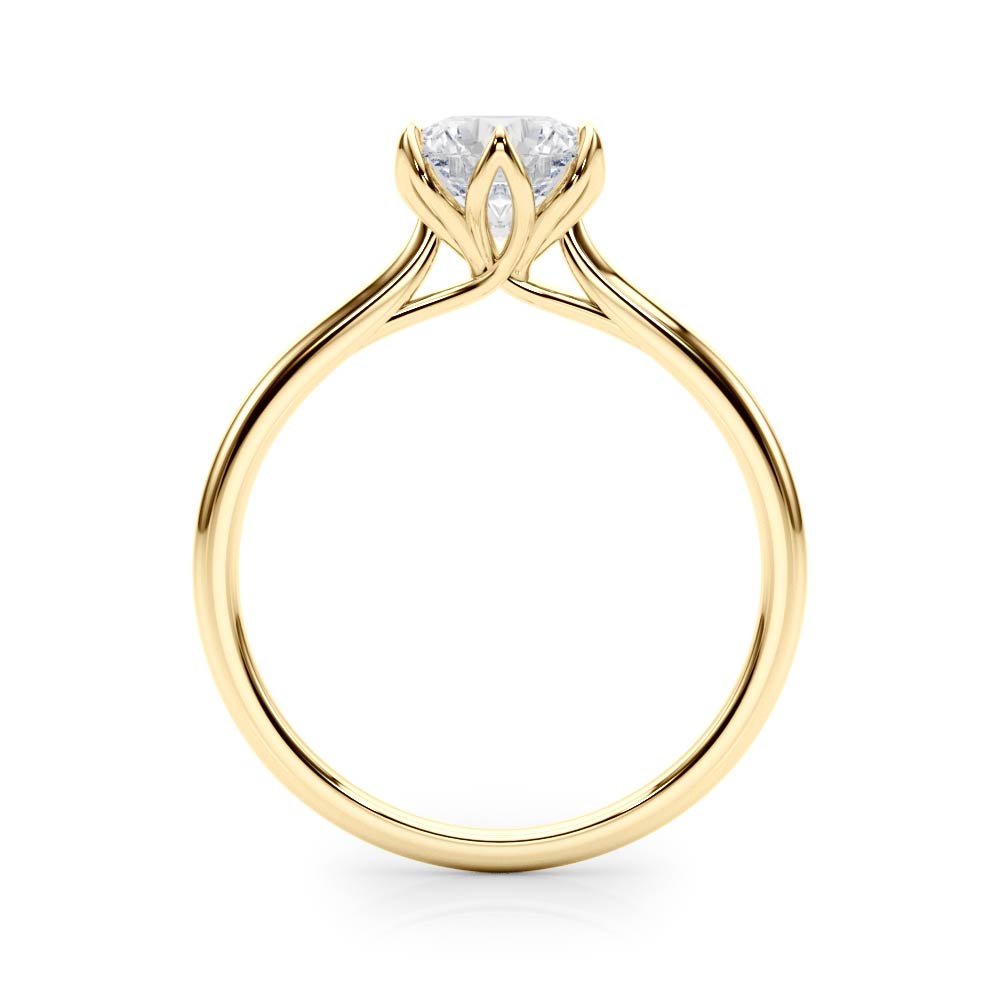 14K Yellow Gold 1 ct tw Solitaire Diamond Engagement Ring