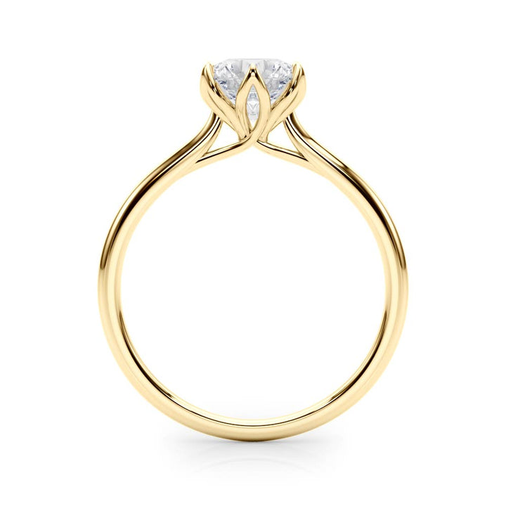 14K Yellow Gold 1 ct tw Solitaire Diamond Engagement Ring