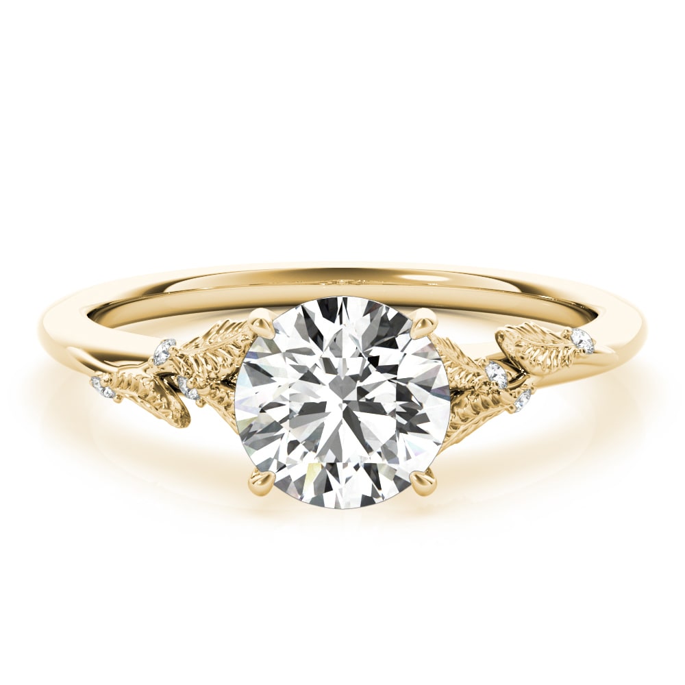 18K Yellow Gold 1 ct tw Solitaire Diamond Engagement Ring