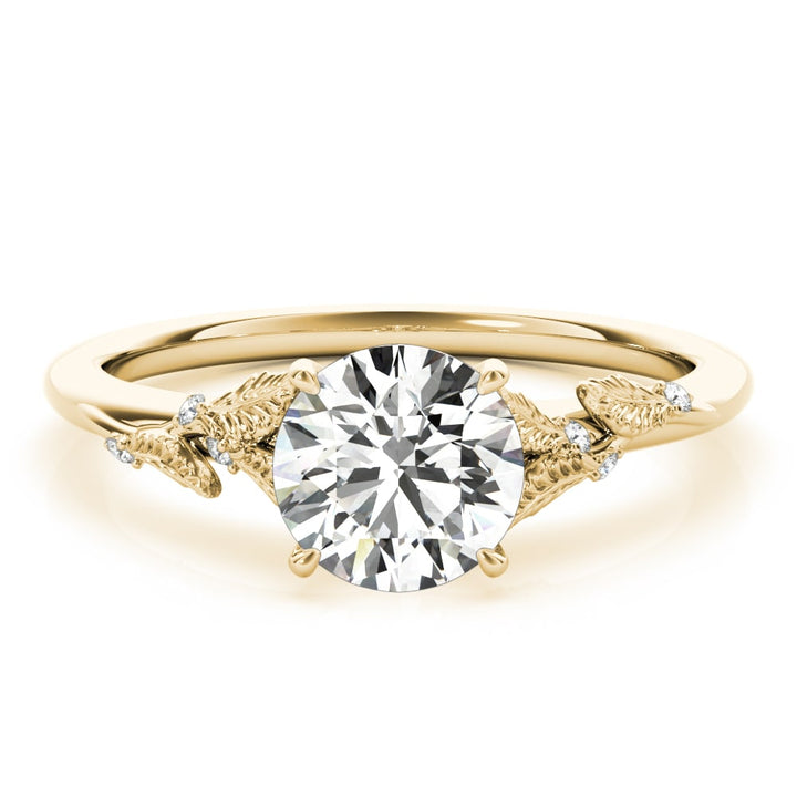 18K Yellow Gold 1 ct tw Solitaire Diamond Engagement Ring