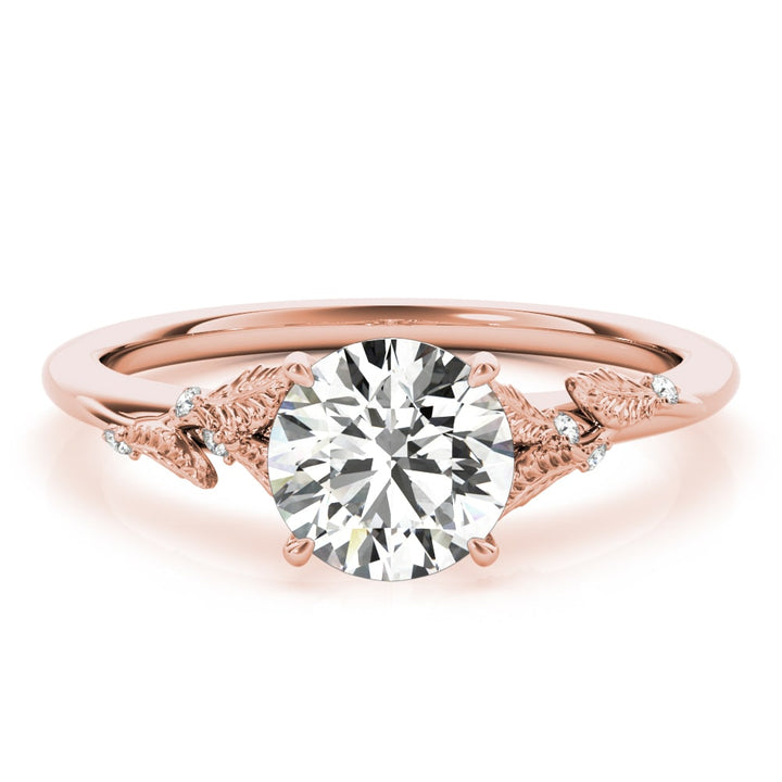 14K Rose Gold 1 ct tw Solitaire Diamond Engagement Ring