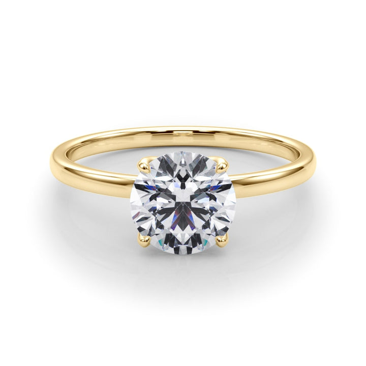 14K Yellow Gold 1 ct tw Solitaire Diamond Engagement Ring