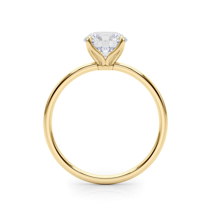 18K Yellow Gold 1 ct tw Solitaire Diamond Engagement Ring
