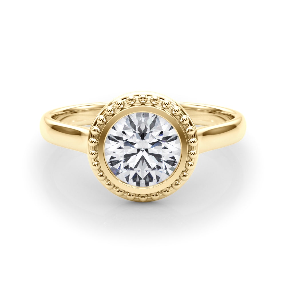 14K Yellow Gold 1 ct tw Solitaire Diamond Engagement Ring