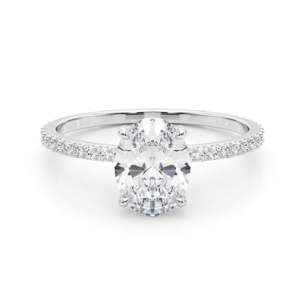 Halo Diamond Engagement Ring