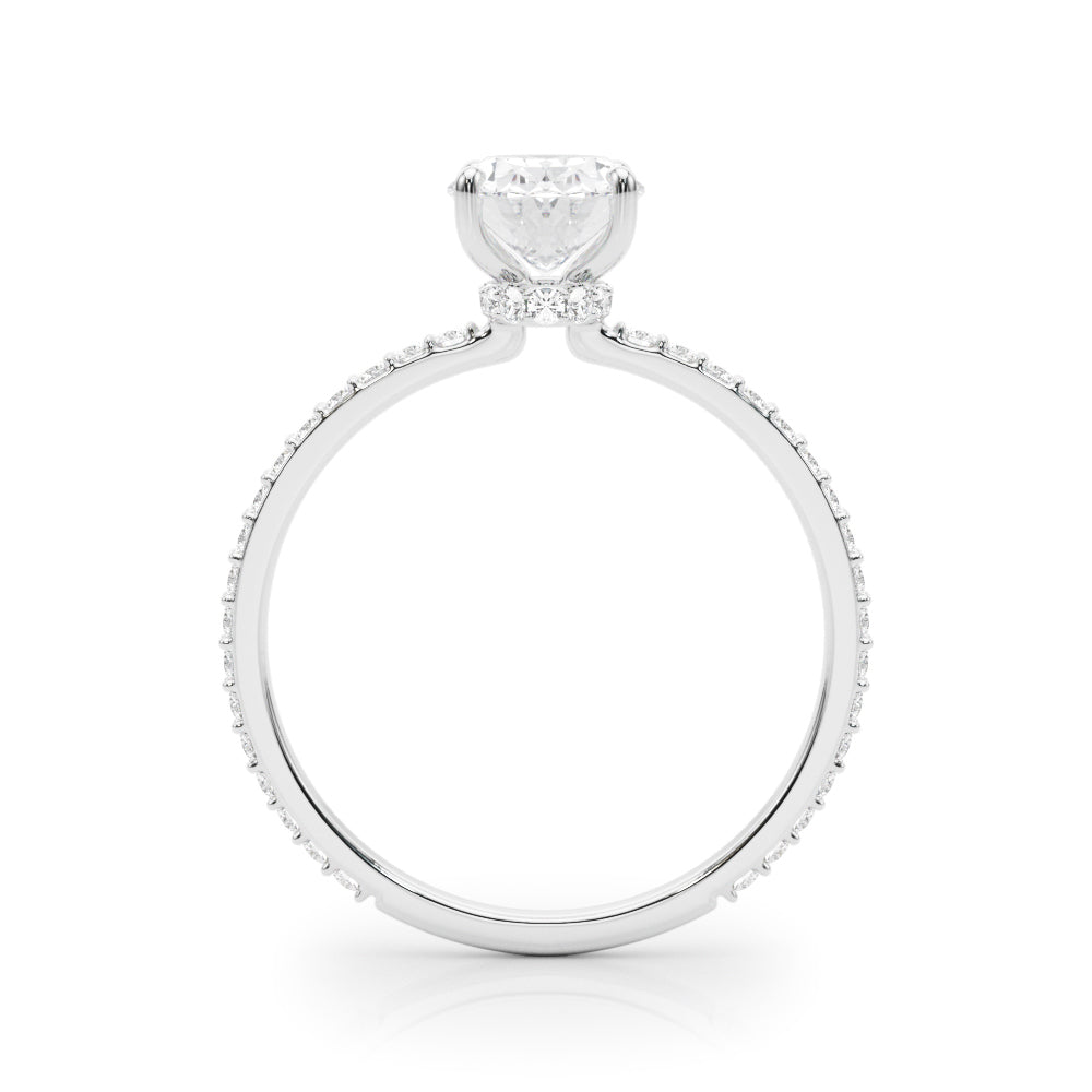 Halo Diamond Engagement Ring