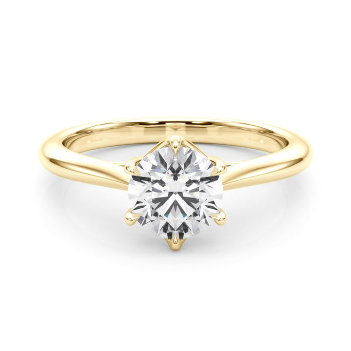 14K Yellow Gold 1 ct tw Solitaire Diamond Engagement Ring