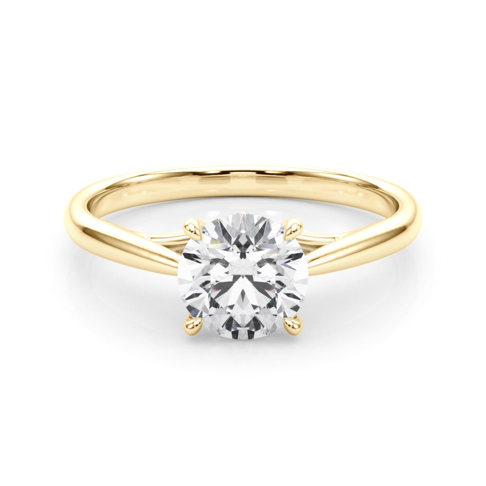 14K Yellow Gold 1 ct tw Solitaire Diamond Engagement Ring
