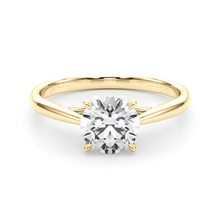 14K Yellow Gold 1 ct tw Solitaire Diamond Engagement Ring