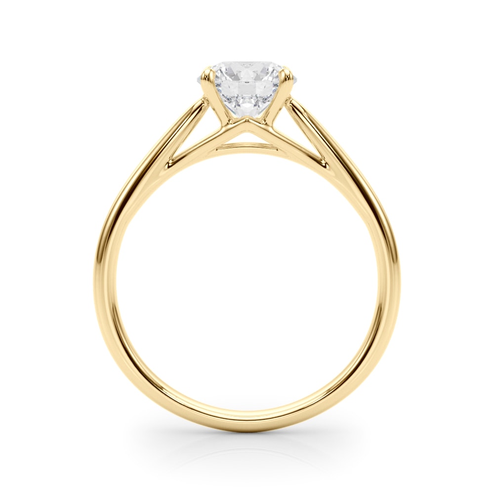 14K Yellow Gold 1 ct tw Solitaire Diamond Engagement Ring