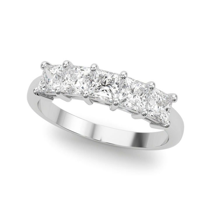 Platinum White 7/8 ct Diamond Wedding Ring