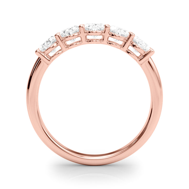 18K Rose Gold 1.65 CT Oval Diamond Engagement Ring