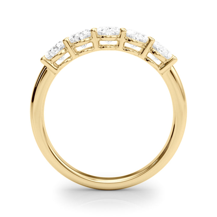18K Yellow Gold 1.65 CT Oval Diamond Engagement Ring