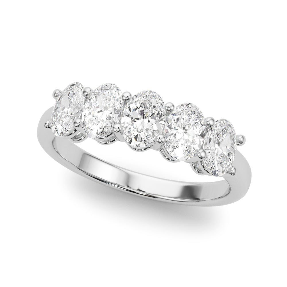 Platinum 1.65 CT Oval Diamond Engagement Ring